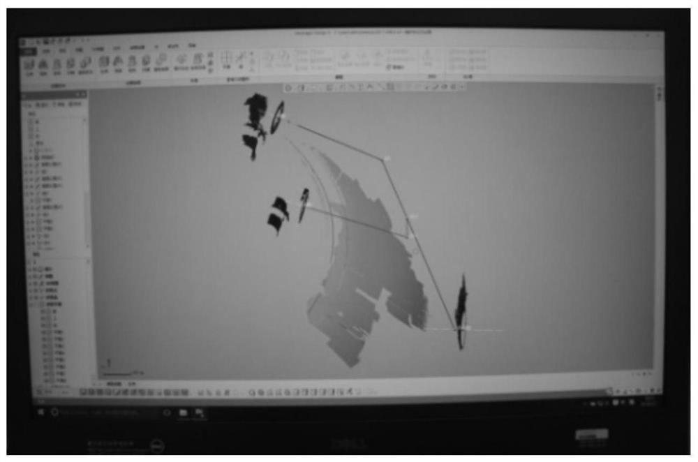 Pipeline digital reconstruction method based on accurate measurement