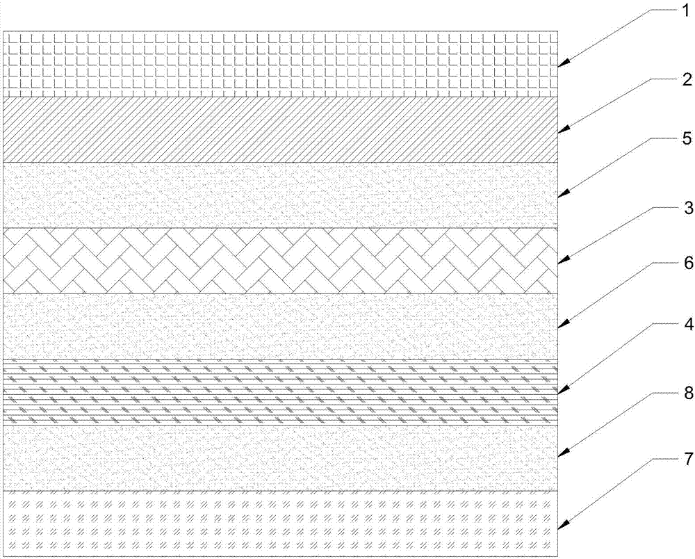 Super-wear-resisting and scratch-resistant and waterproof plastic floor and manufacturing method thereof