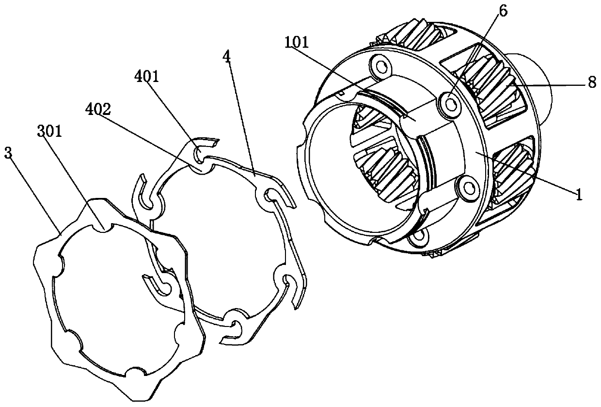 Planetary gear train bearing lubricating structure