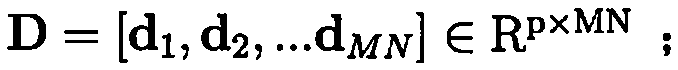 Structured sparse coding based coal rock identification method