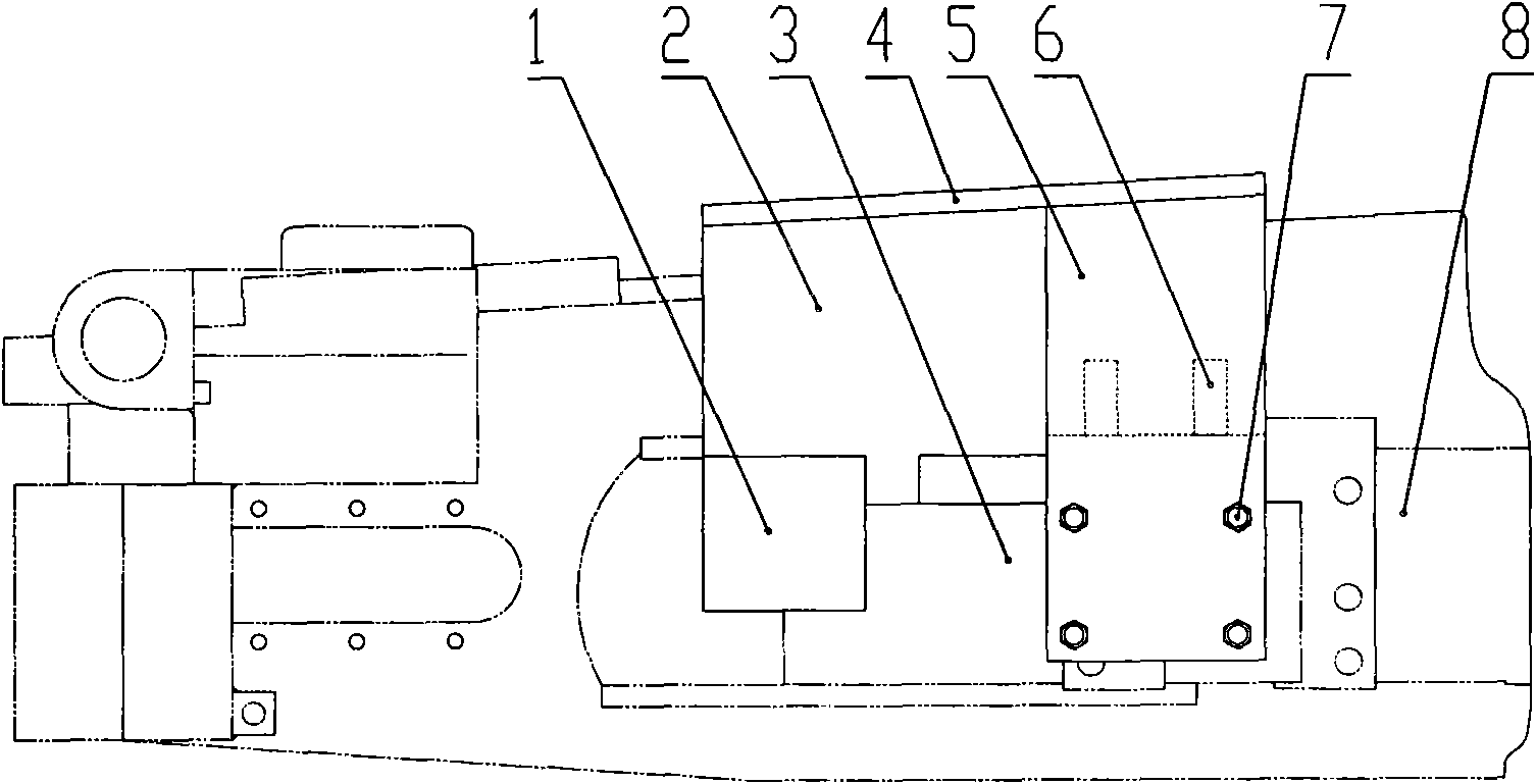 Hopper bearing device of road surface paver