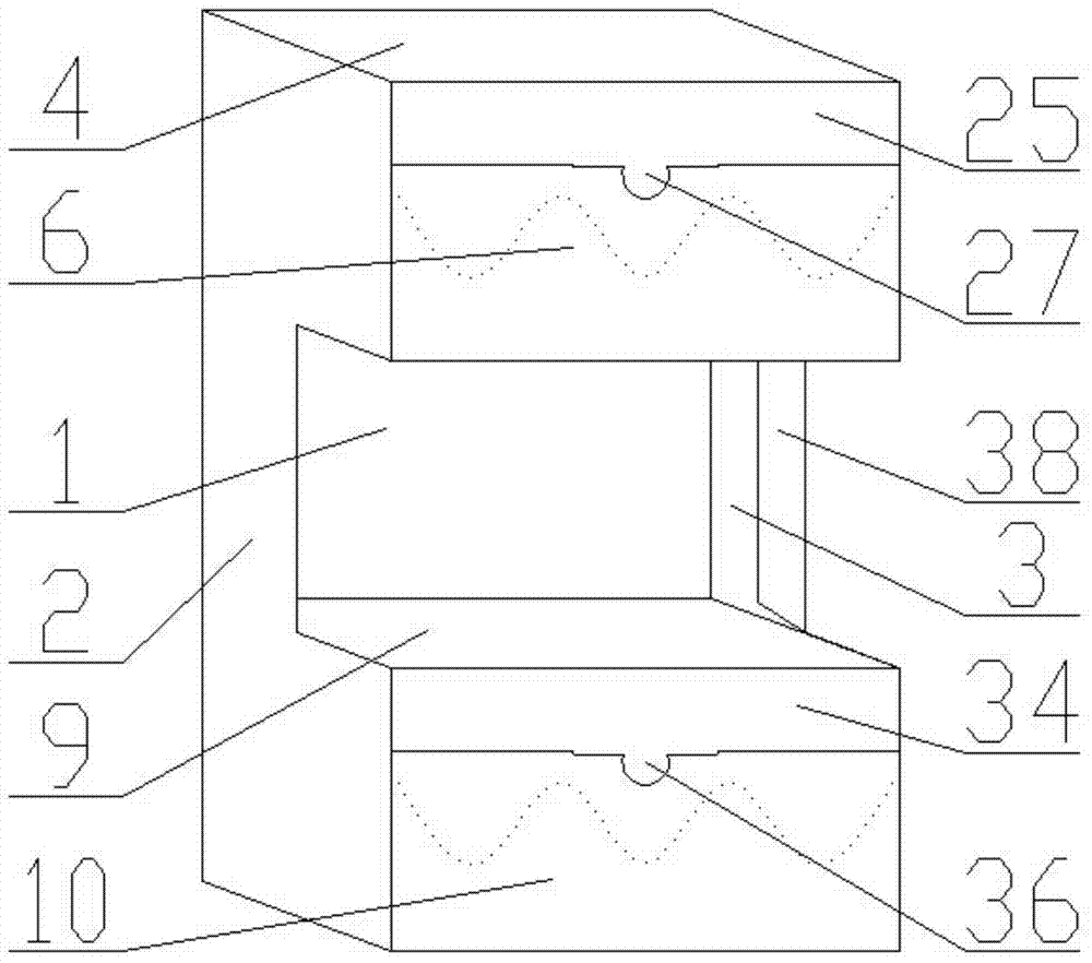 Double-layer packaging carton box having goods shelf function