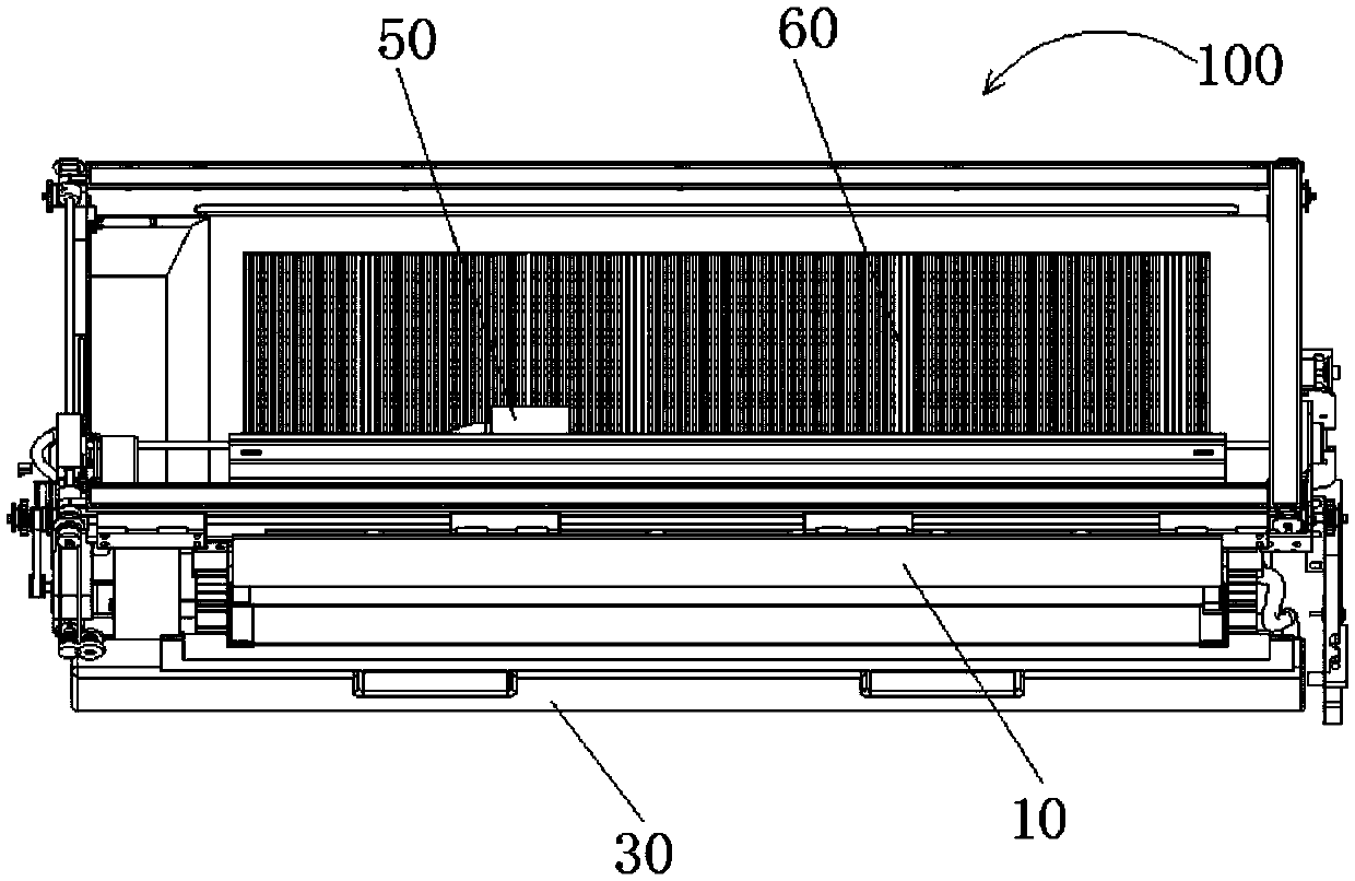 Self-cleaning system of air conditioner indoor unit and air conditioner indoor unit