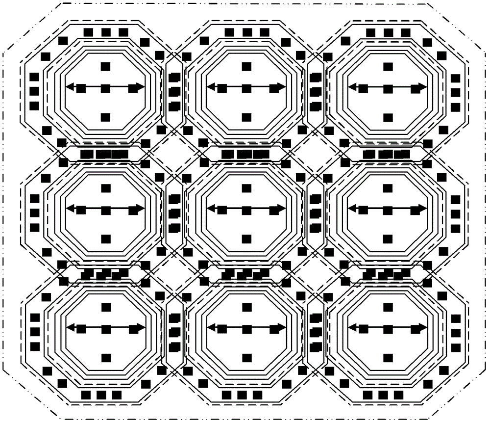 Positive-intrinsic-negative (PIN) diode array structure and manufacturing method thereof