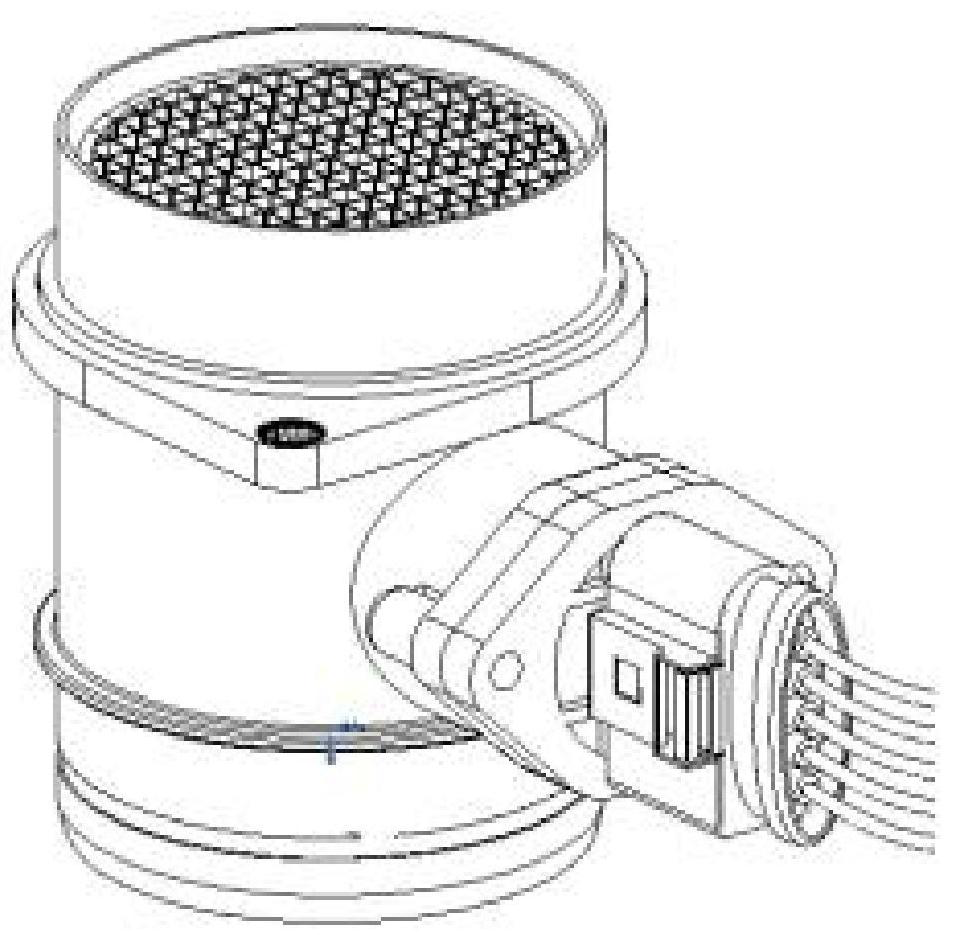 An air flow meter sensor fault simulation detection joint and its use method