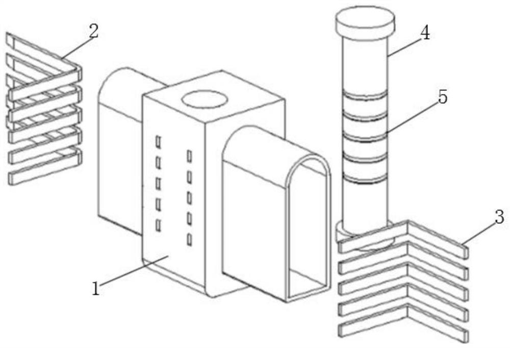 An air flow meter sensor fault simulation detection joint and its use method