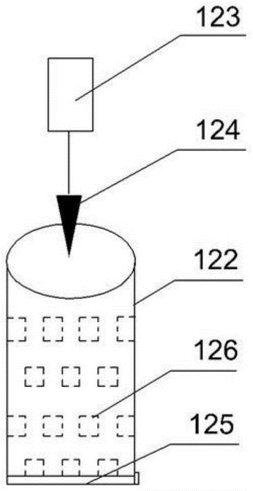 Corn threshing and impurity removal integrated device