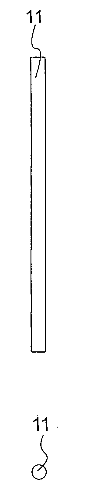 Method for aligning microscopic structures and substrate having microscopic structures aligned, as well as integrated circuit apparatus and display element