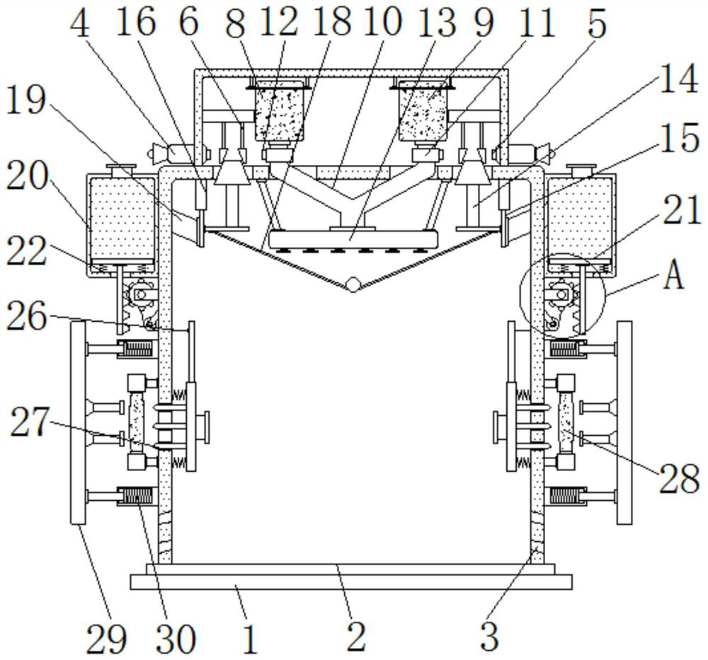 An automatic fire extinguishing and warning mechanism for power distribution cabinets based on hydraulic engineering power transmission