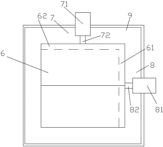 Overtravel-preventing floating working table structure