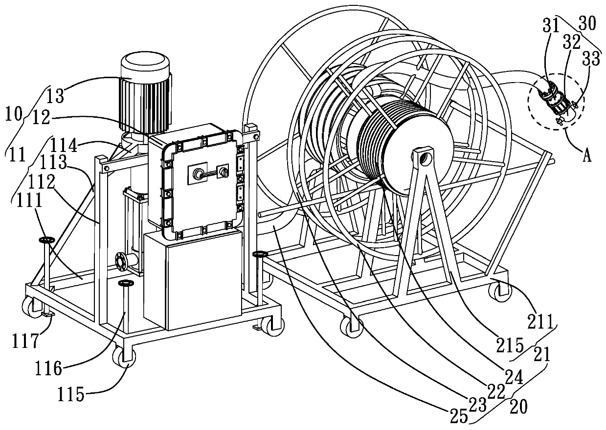 Cleaning equipment and storage tank cleaning system