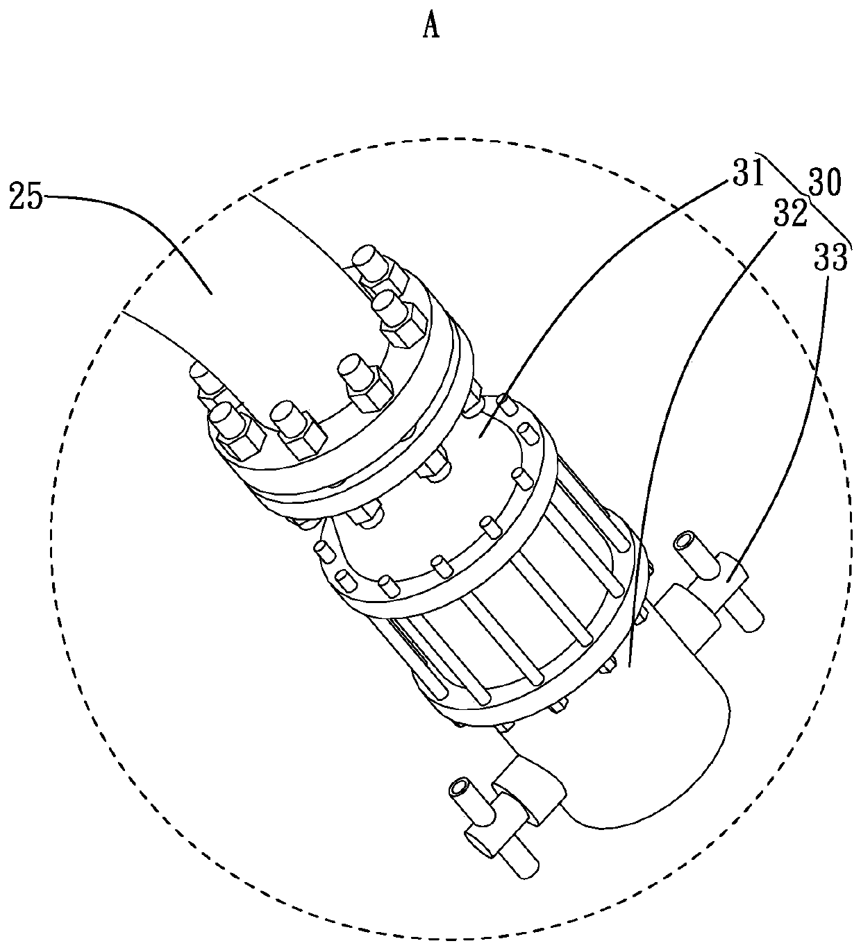 Cleaning equipment and storage tank cleaning system