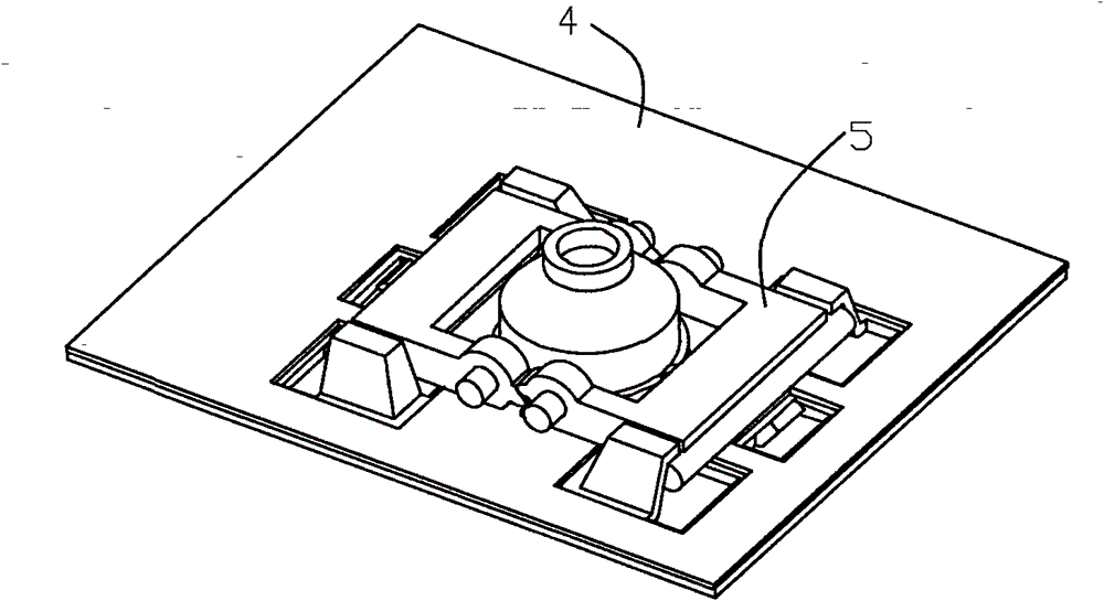 Easily assembled key device and keyboard