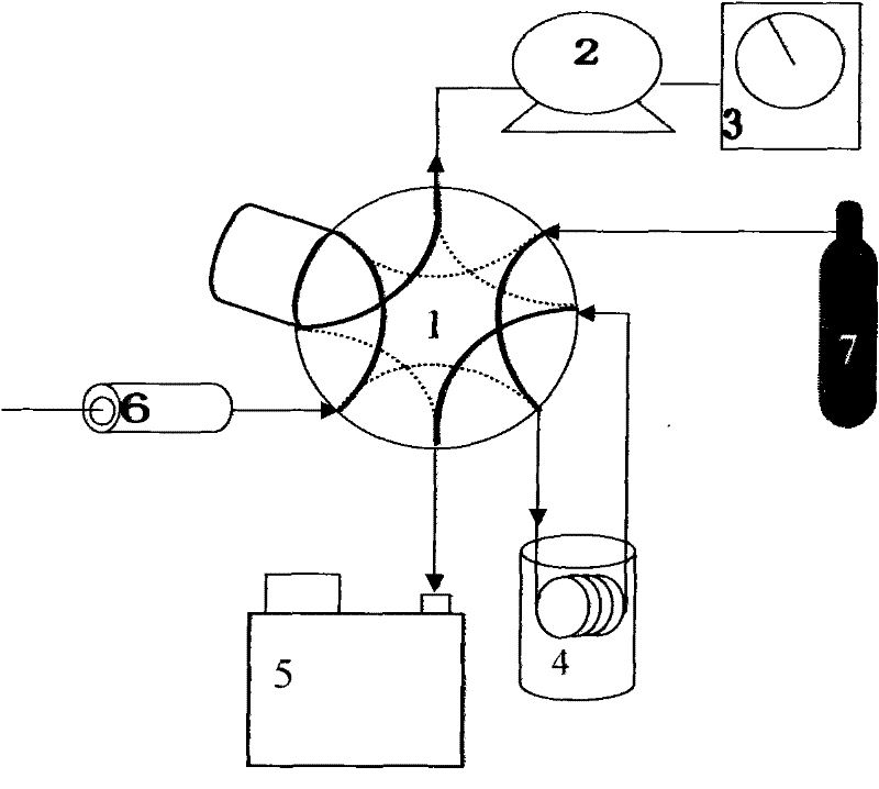 Movable analysis system of reducing sulfides in atmosphere