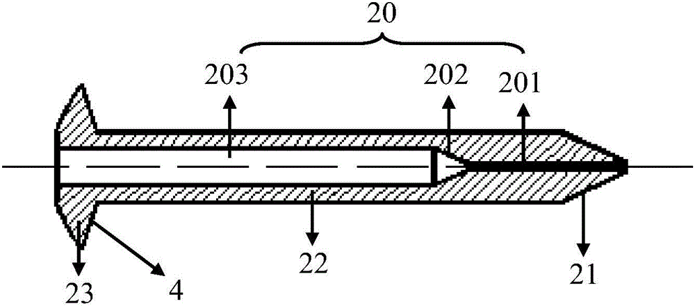 Two-stage pushing and pressing rivet