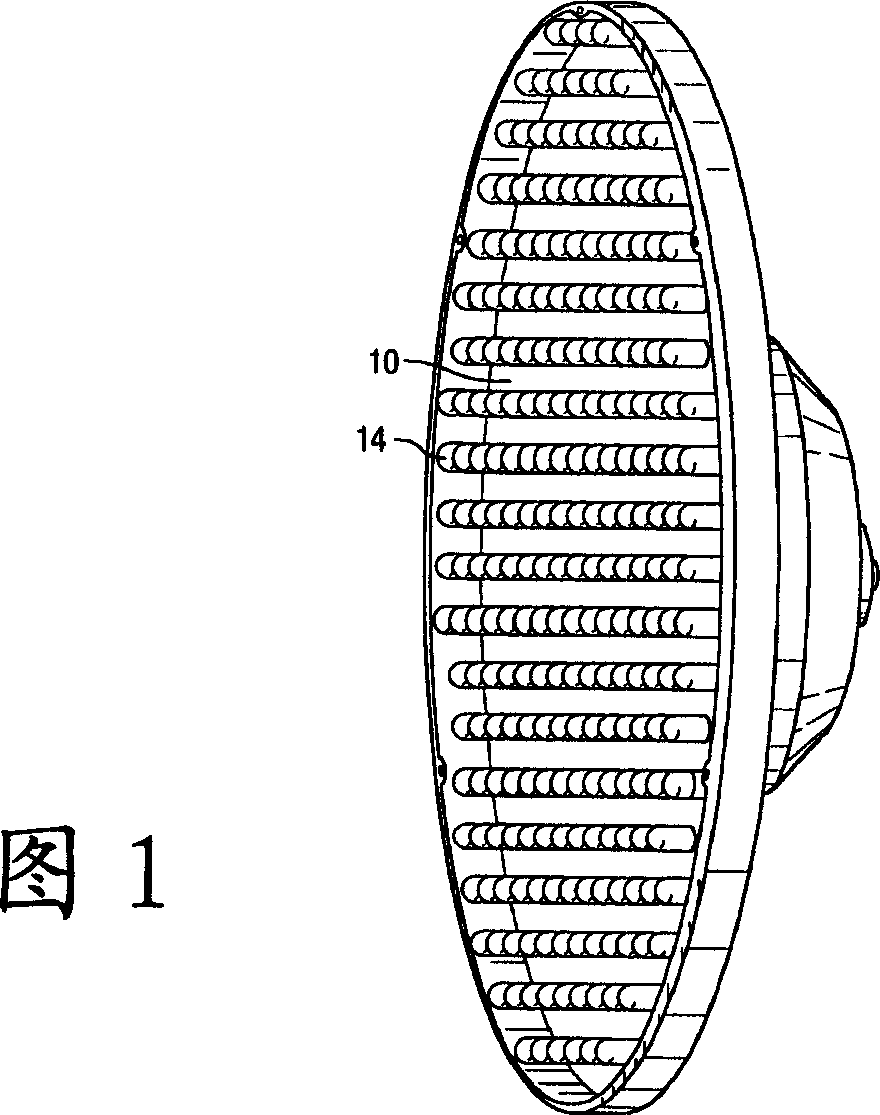 Reflection type light projector device