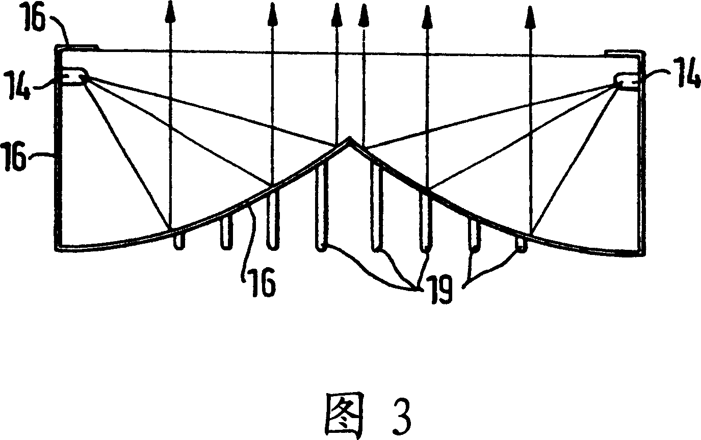 Reflection type light projector device