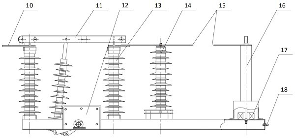 Neutral point vacuum gap grounding complete equipment for 110kV transformer