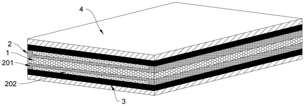 Sound insulation type building material and processing method thereof