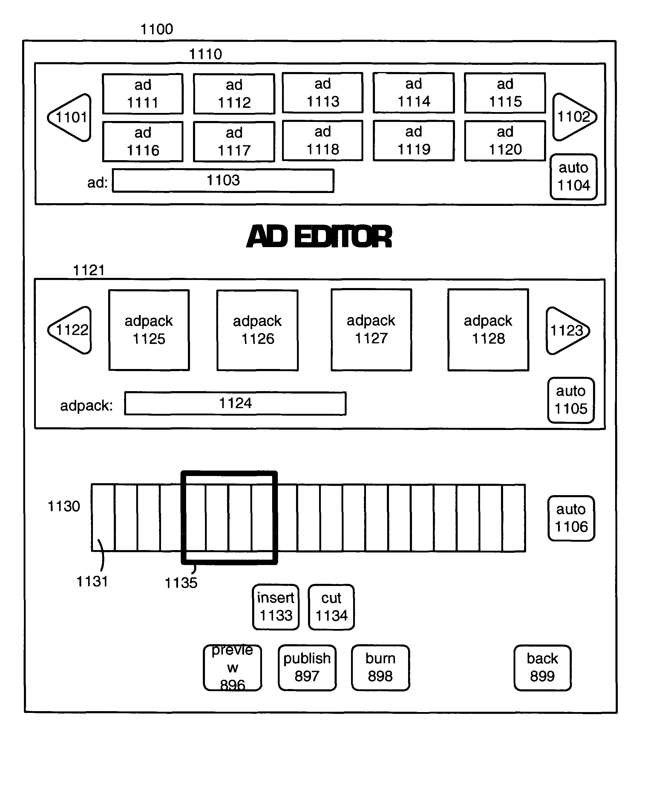 Distributed scalable media environment for movie advertising placement in user-created movies