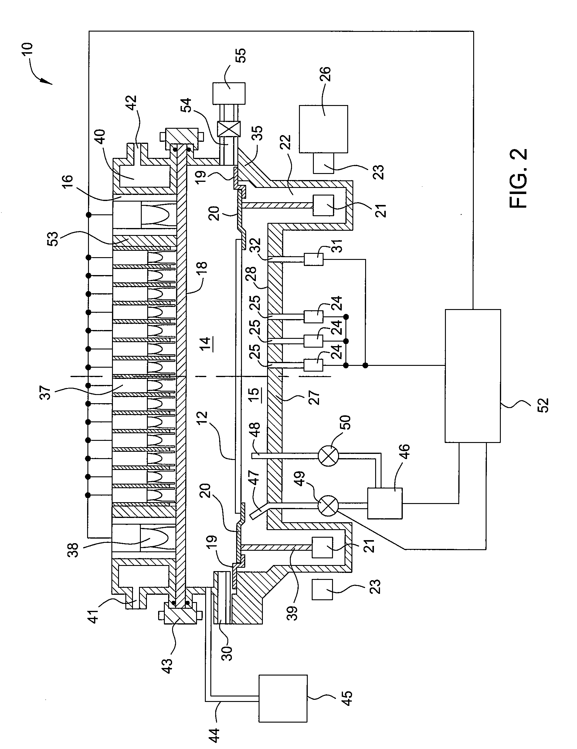 Temperature measurement and control of wafer support in thermal processing chamber