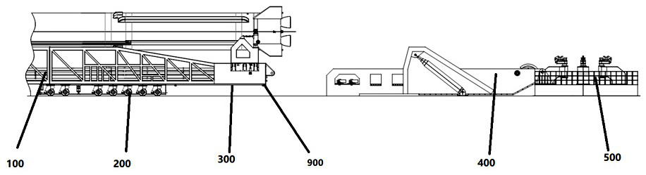 Space vehicle transfer docking locking device