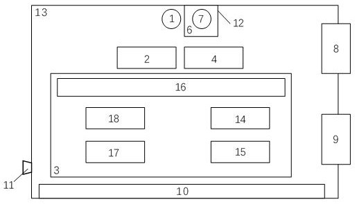 Multifunctional attendance machine capable of automatically tracking human face