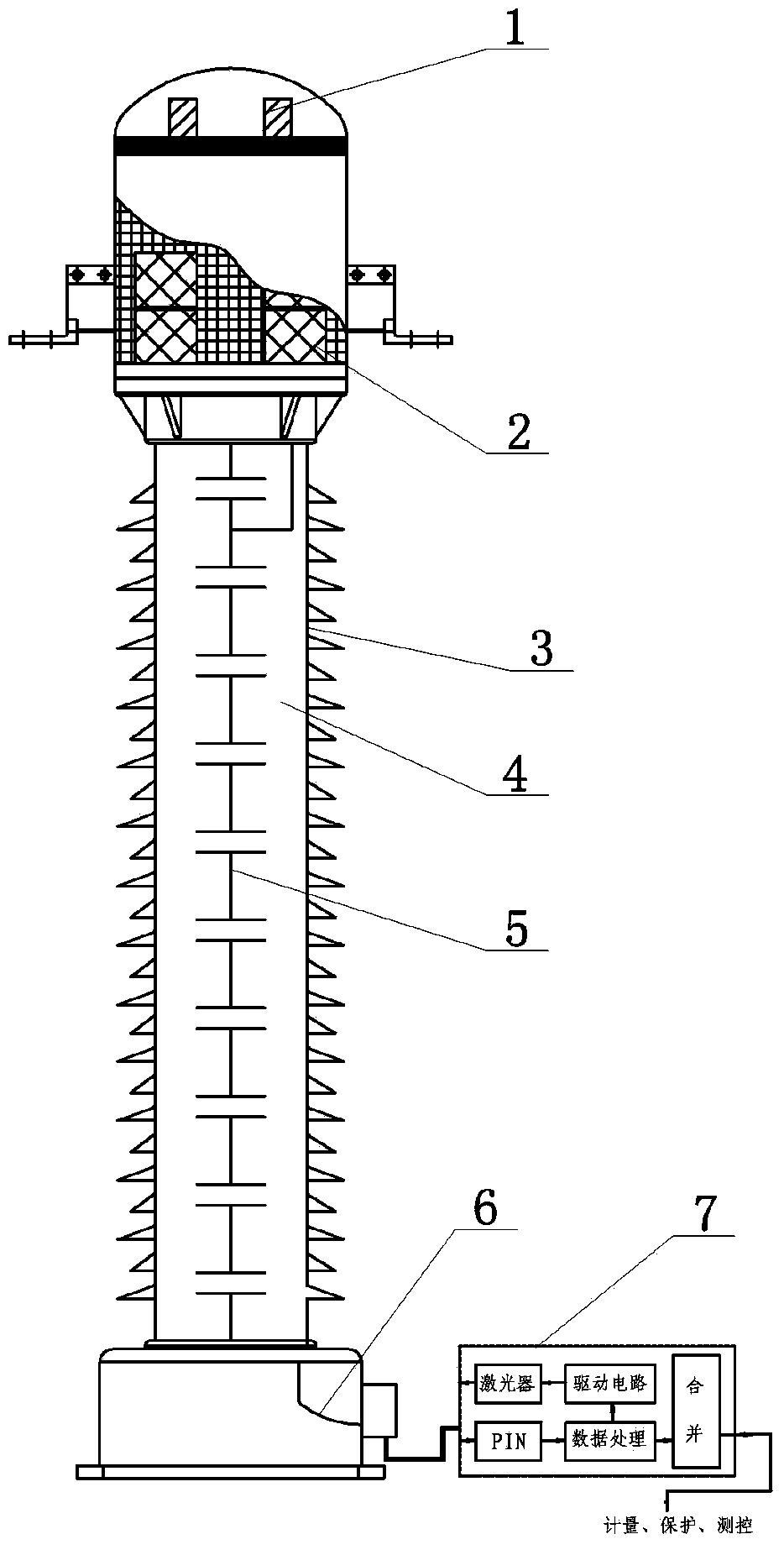 Intelligent electronic type voltage transformer