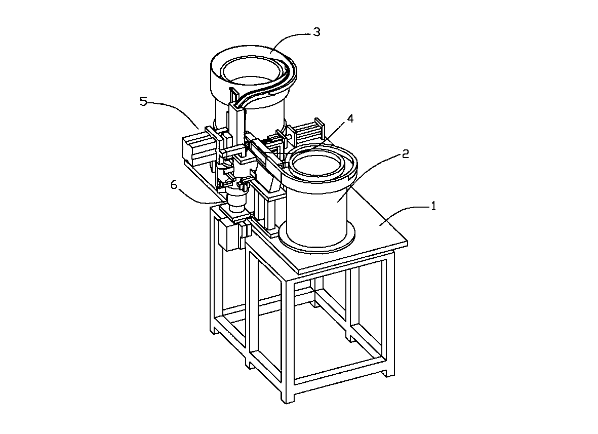 Automatic installation device of switch socket junction box connecting sheet