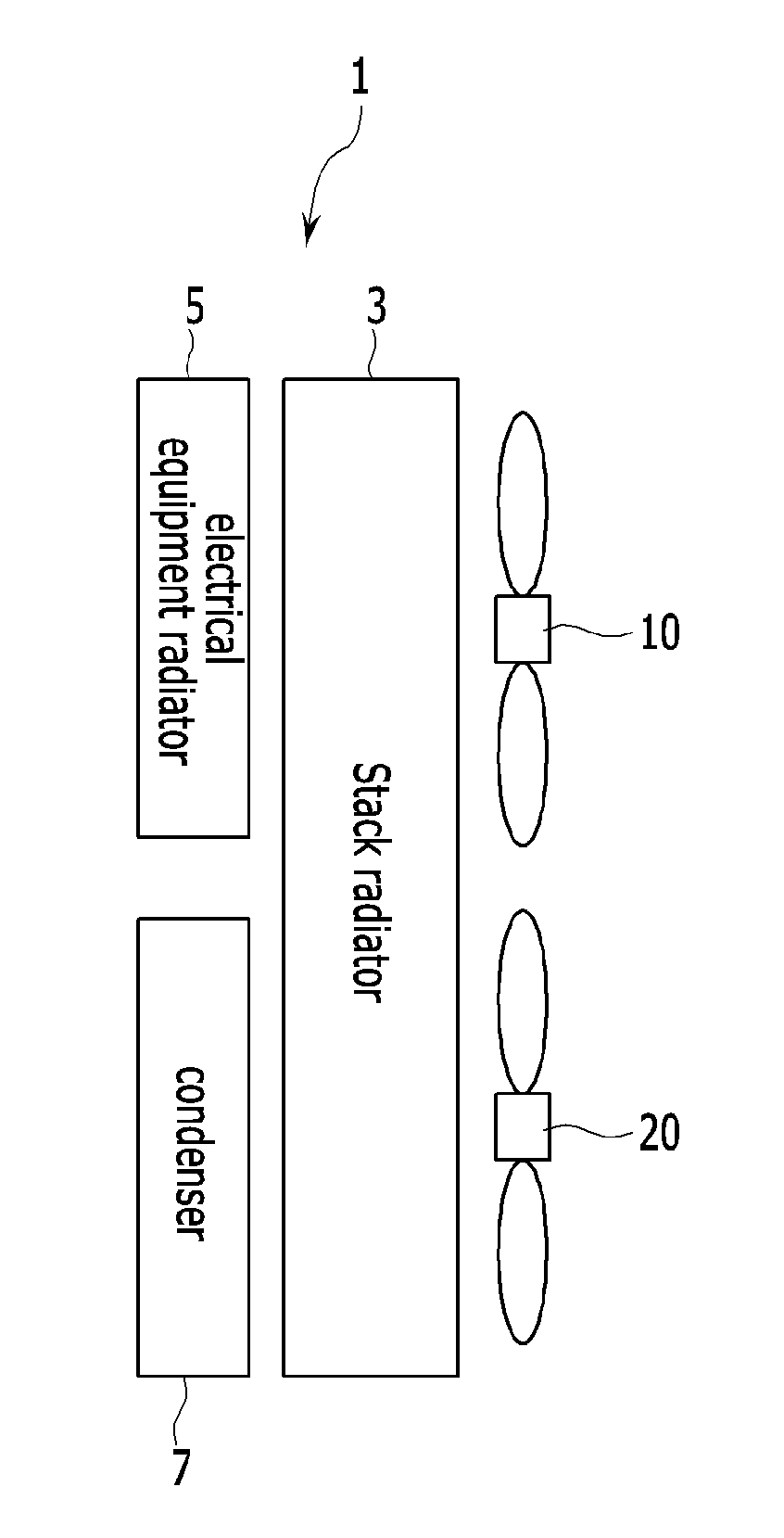 Cooling fan control method for vehicle