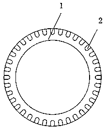 Novel automobile disc-shaped spring