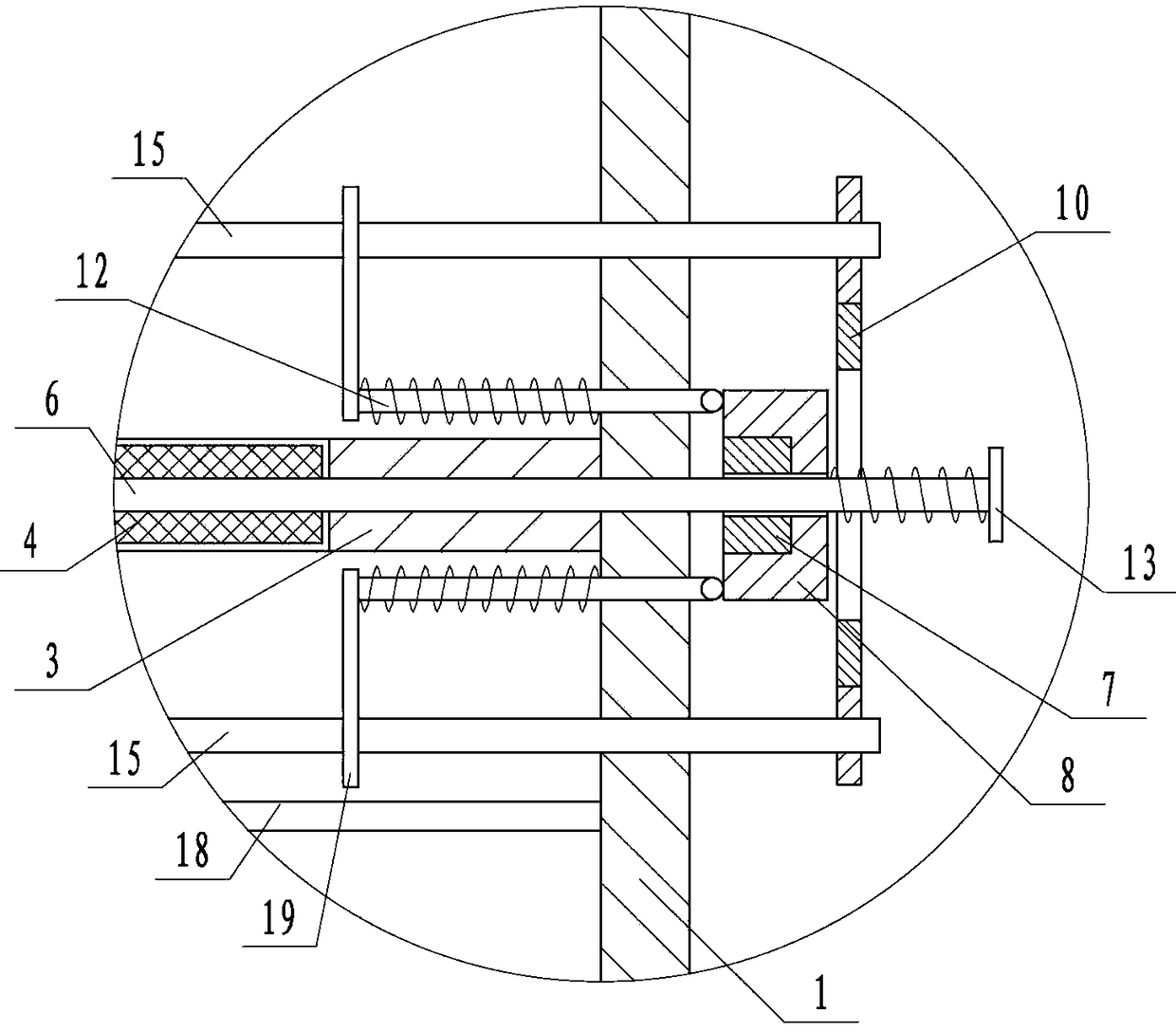 Dust collection device with filtering screen washing function