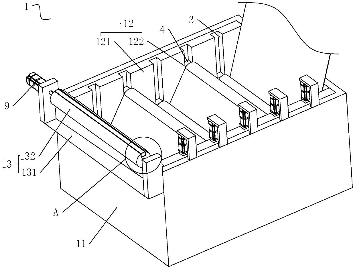 Cloth dyeing and finishing process and production device thereof