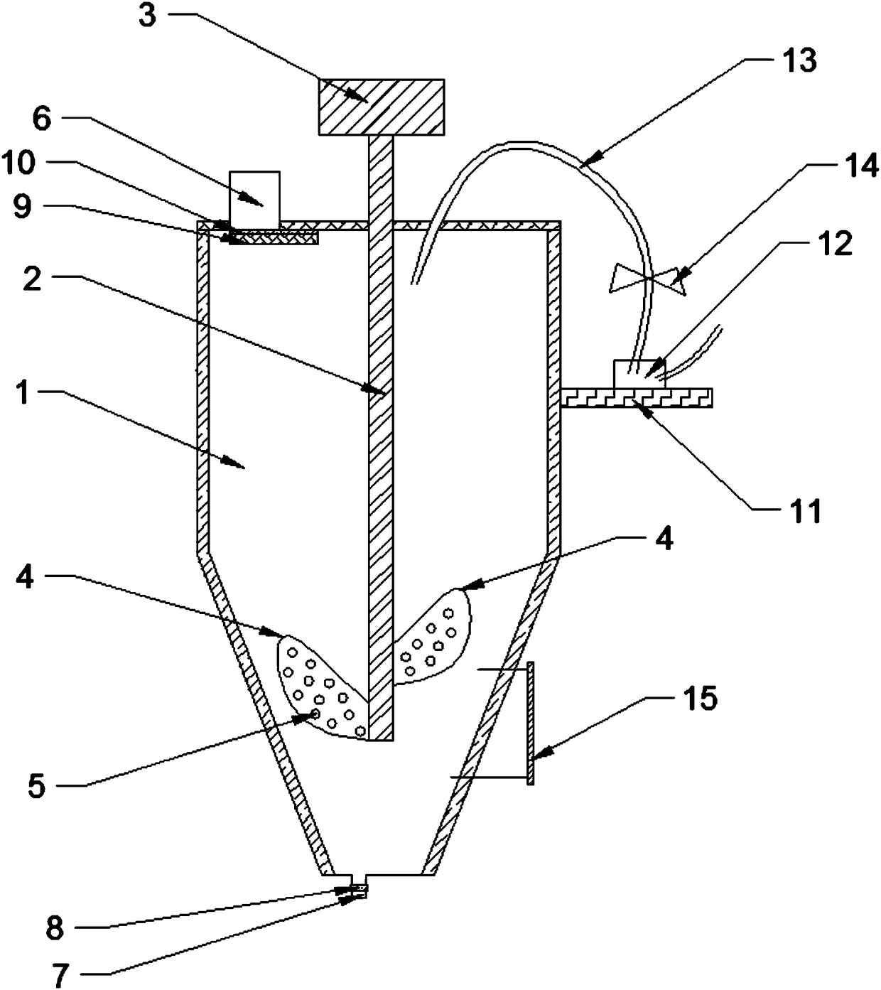 Stocker with large storage space for raising pigs