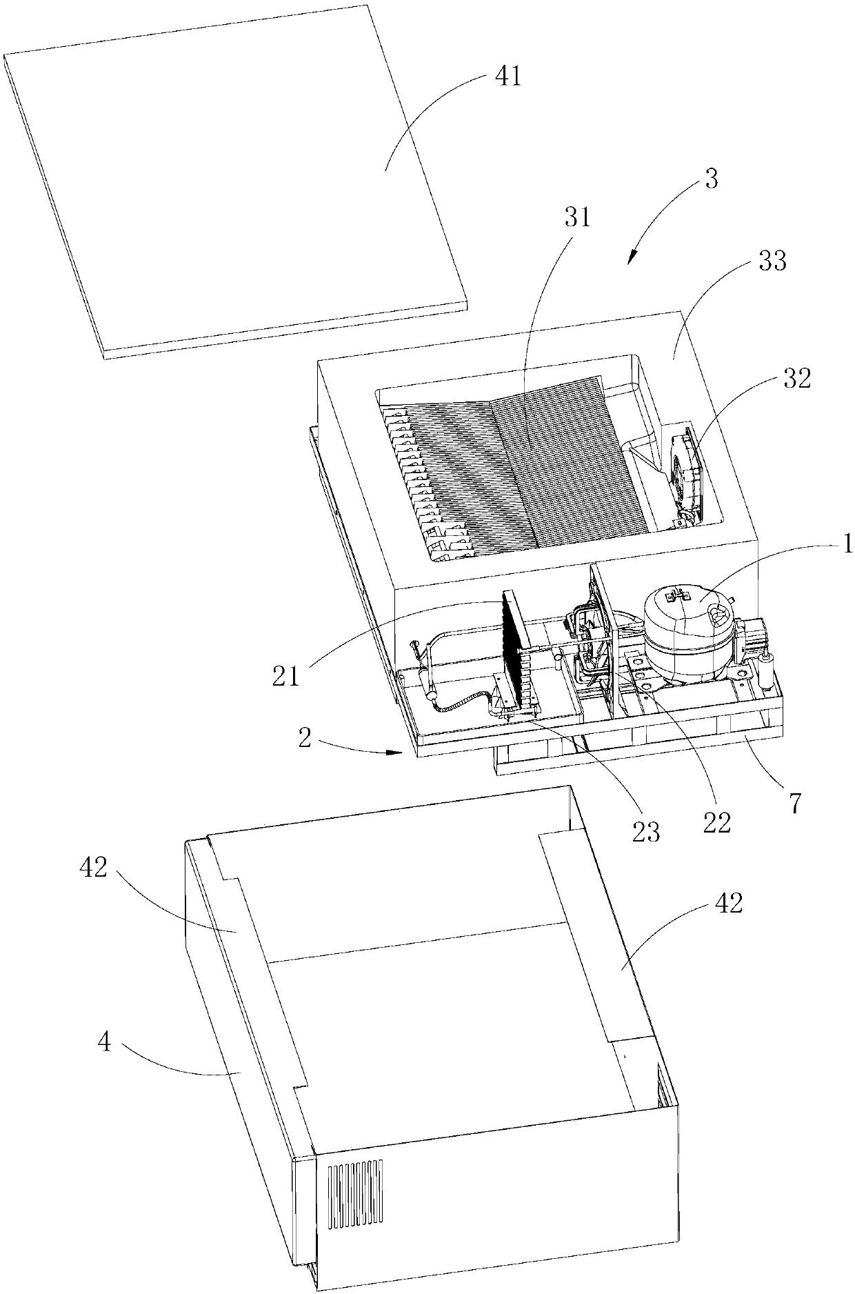 Refrigeration system for refrigerator