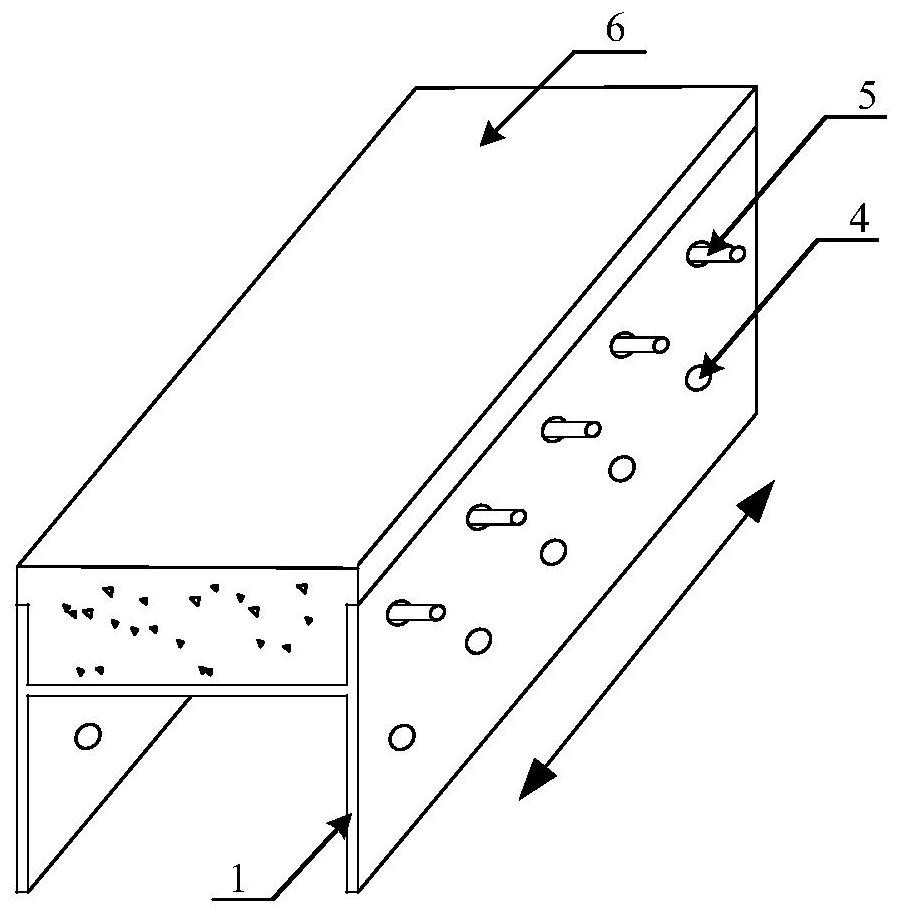 Prefabricated assembly type toughness combined bridge deck slab with cast-in-place wet joints and manufacturing method