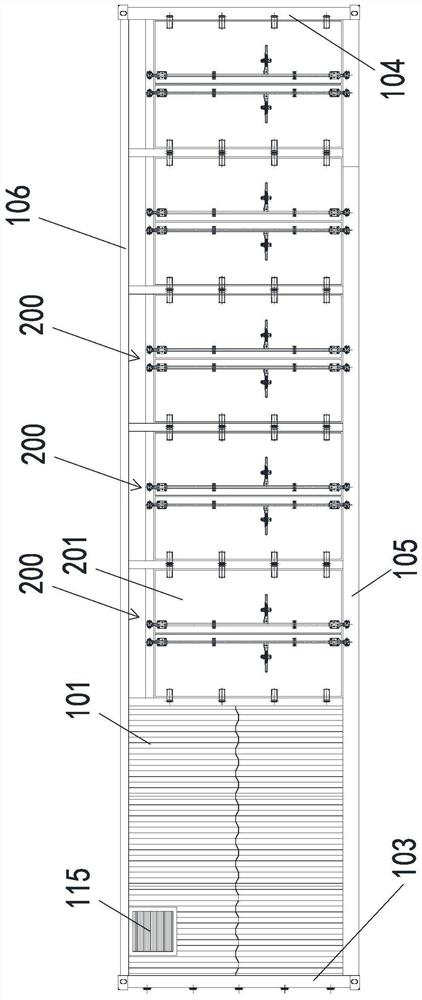 Safety control method of container type energy storage battery station