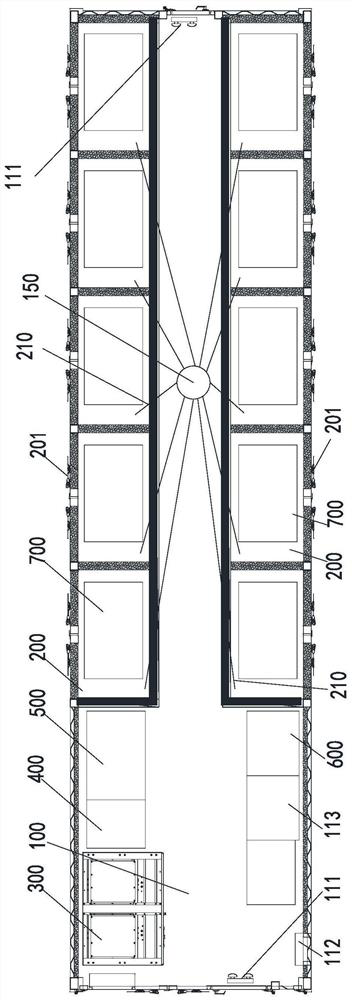 Safety control method of container type energy storage battery station