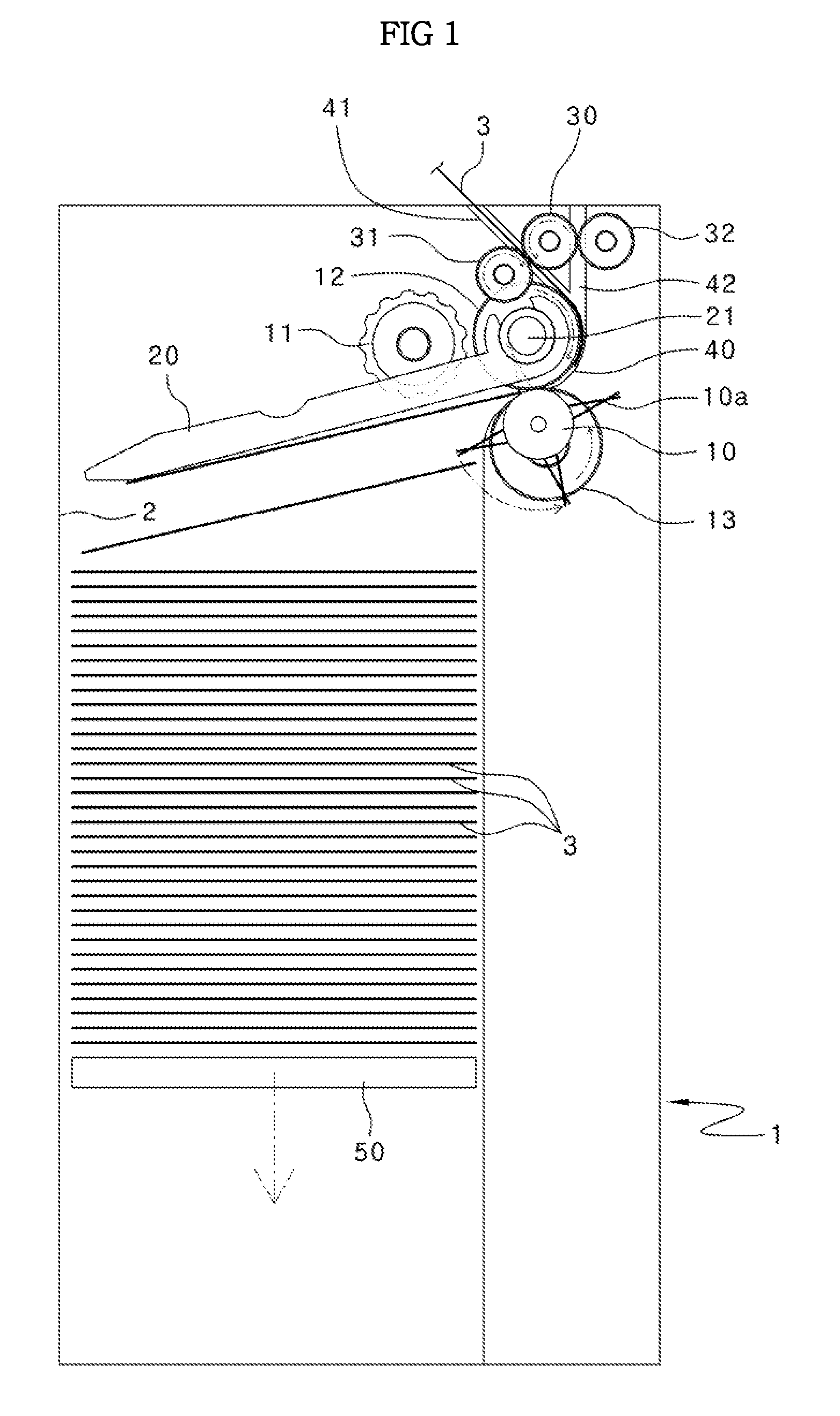 ATM equipped with structure for preventing rotation of stack roller