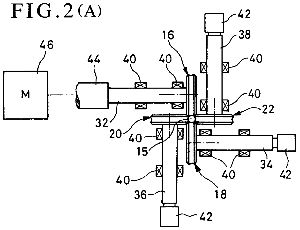 Eight-roller type rolling mill and method of rolling using the mill