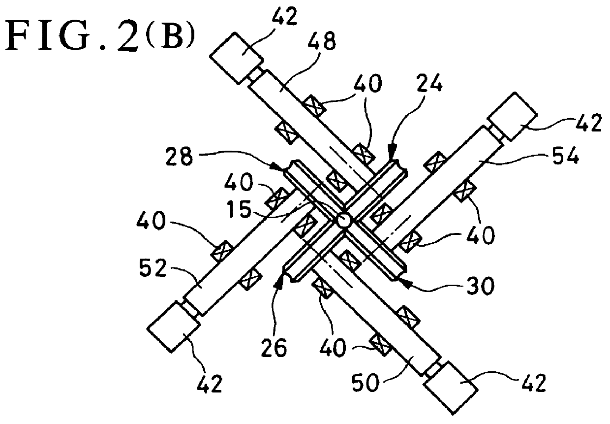 Eight-roller type rolling mill and method of rolling using the mill