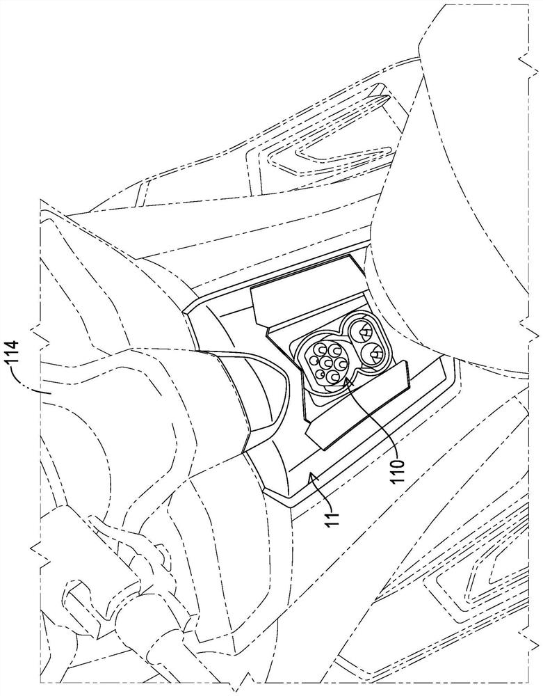 High-voltage interlocking loop configuration structure of electric motorcycle