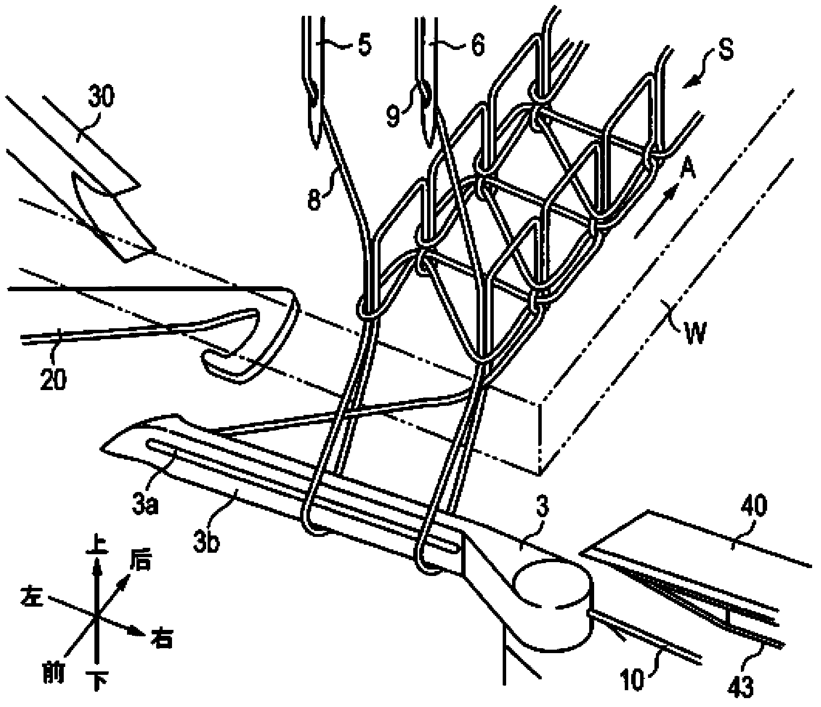 Stitch opening preventing device