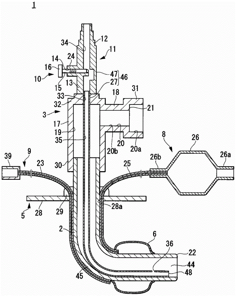 Suction connector and tracheal tube