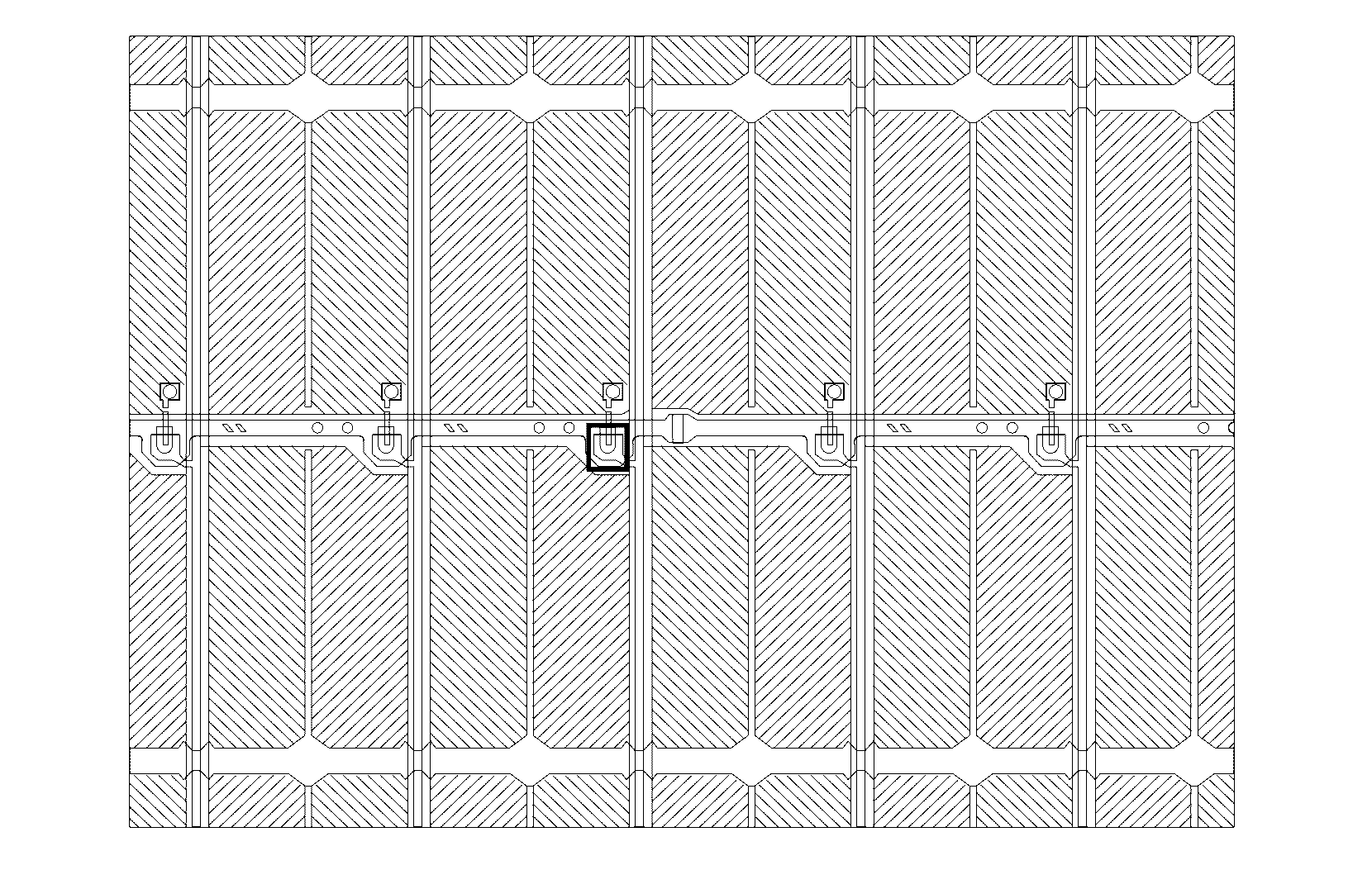 Defect detection method for display panel based on histogram of oriented gradient