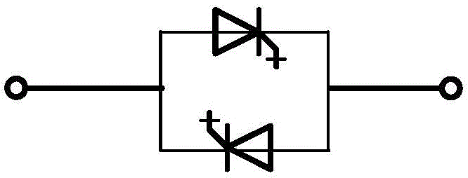 Passive high-voltage direct-current circuit breaker and implementation method therefor