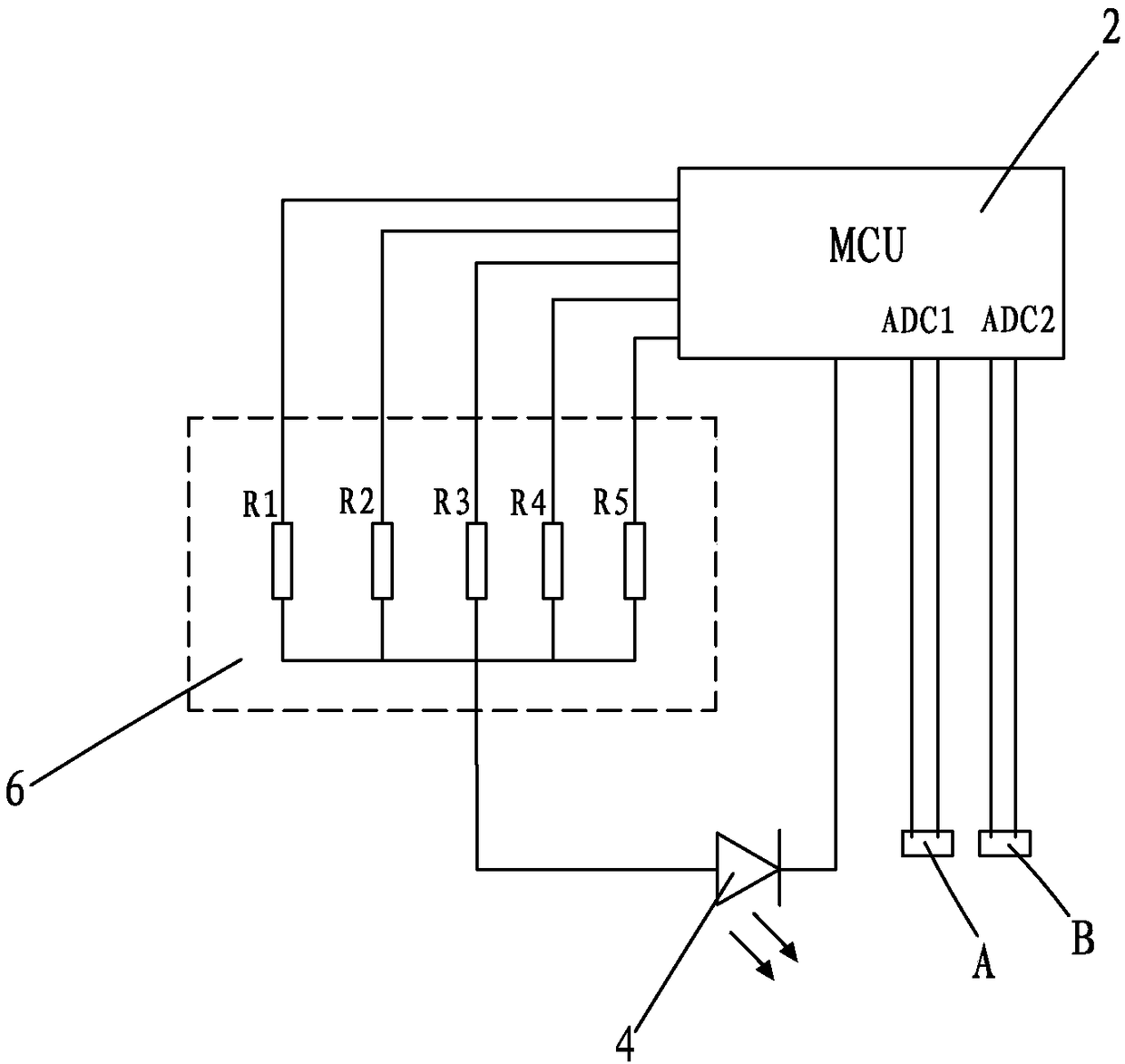 Optical pulse sensor of intelligent water meter