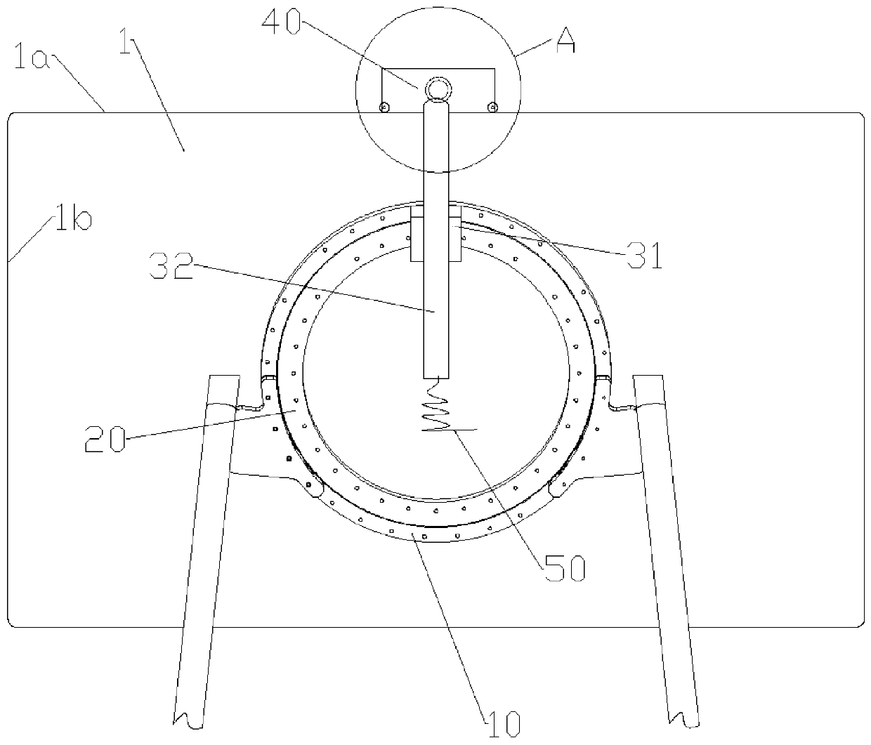 Lifting linkage structure of rotation screen camera