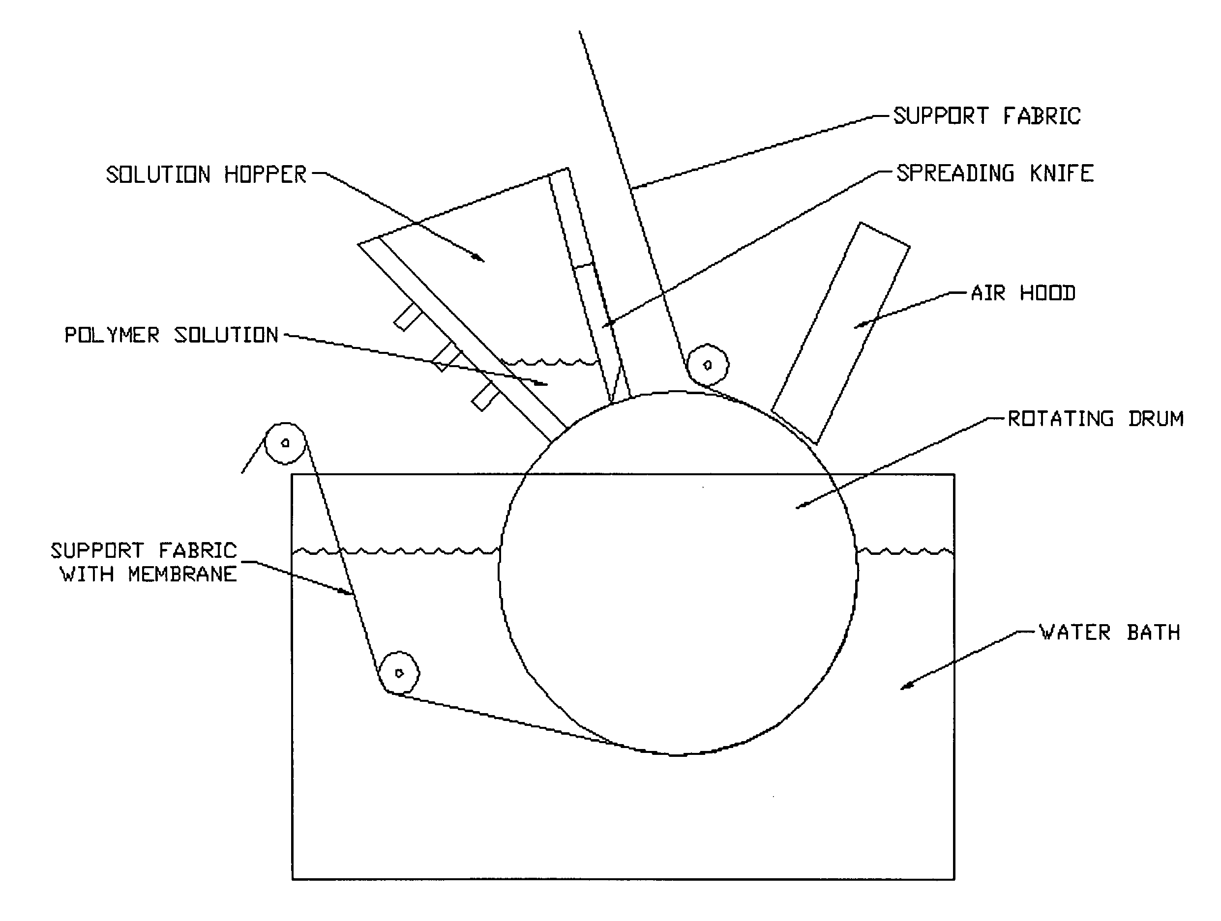 Asymmetric forward osmosis membranes