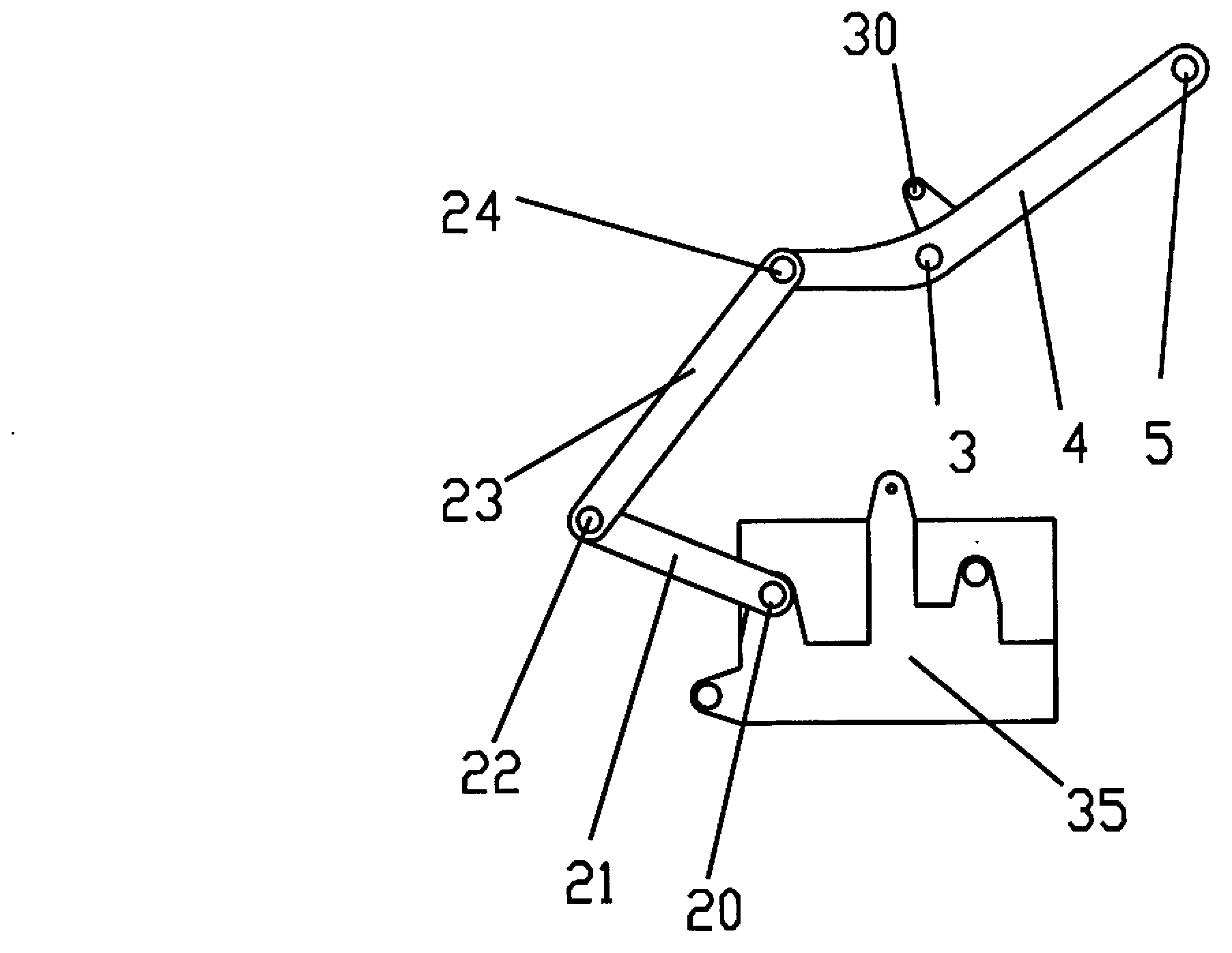 Large-work-space controllable-mechanism stacker crane